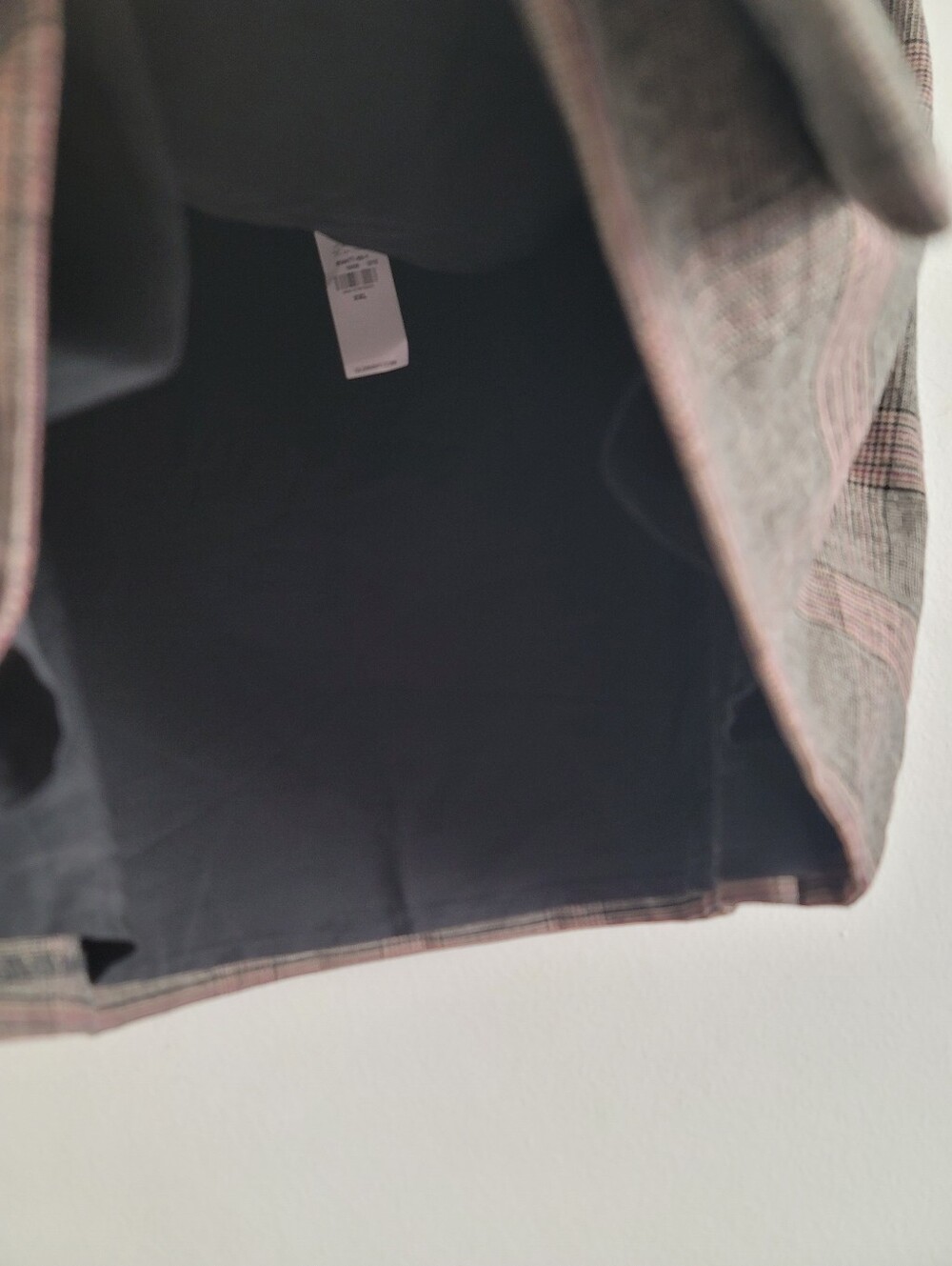 NEW Old Navy XXL Plaid Mini Skirt Collegiate Preppy High Waist Wrap Front Gray - Picture 5 of 8